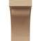 Ekena Millwork 12"W x 12"D x 24"H Wide Viola Rough Cedar Woodgrain TimberThane Corbel, Primed Tan CORUR12X12X24VIORCPR - alternate 3